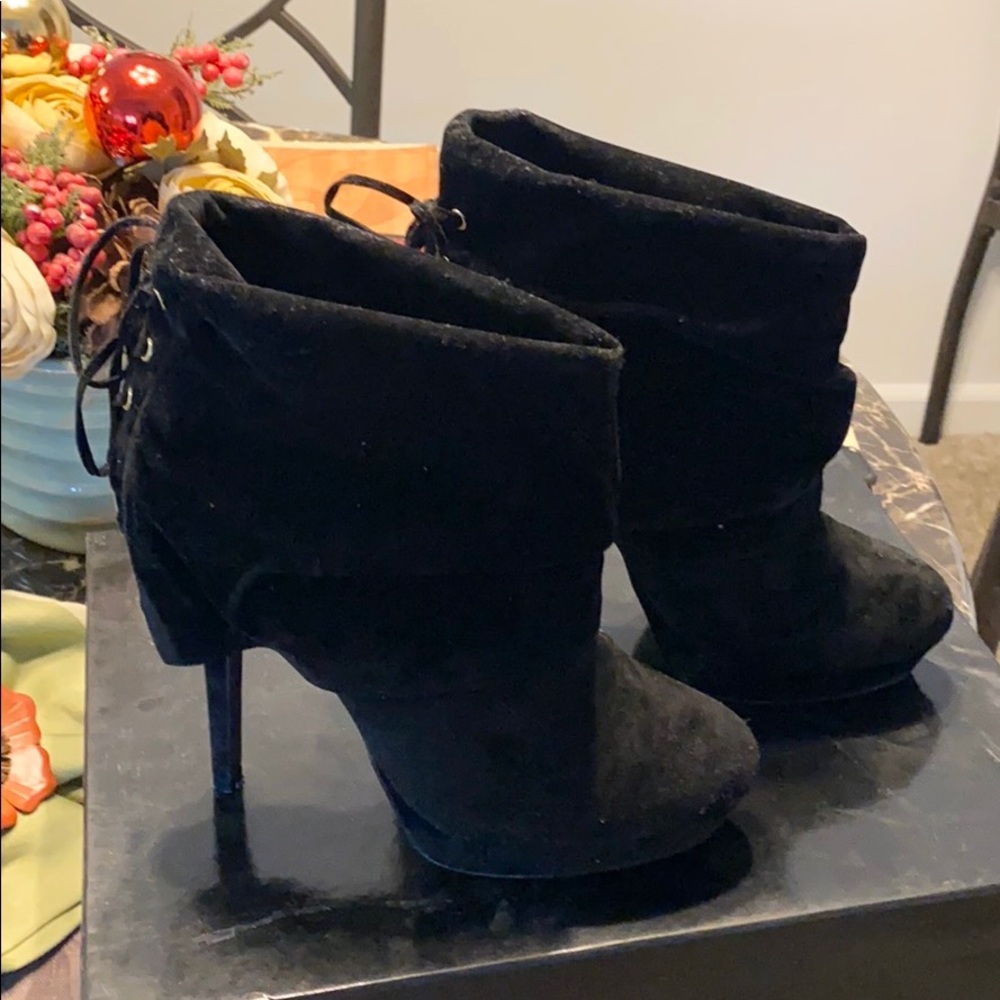 Corset Back Ankle Boot - Picture 2 of 7